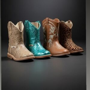 Vagabond Kids Boots - Tan, Teal, Brown, Leopard